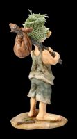 Pixie Goblin Figurine on Tour with Bag