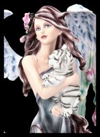 Guardian Angel Figurine - Cathetel with Tiger