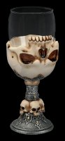 Skull Glass Goblet - Underworld