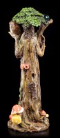 Forest Spirit Figurine - Standing with Owl