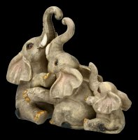 Elephant Family Figurines Set