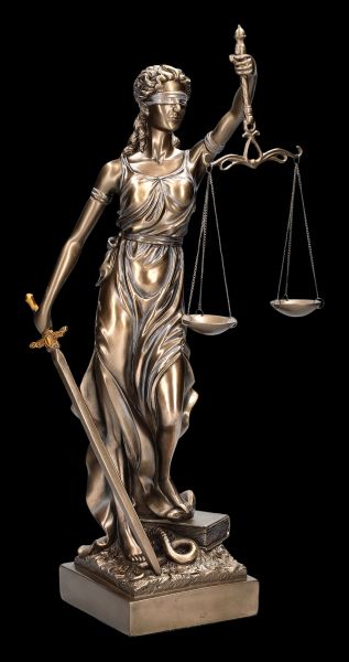 Goddess Justice Figurine - Large with Scales