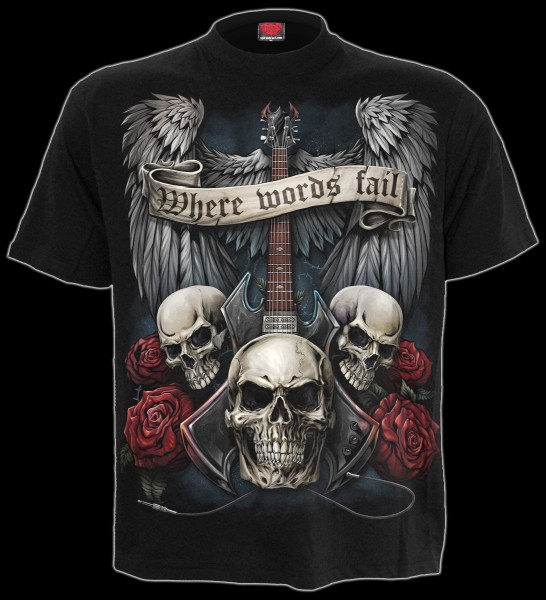 Spiral Skull T-Shirt - Unspoken
