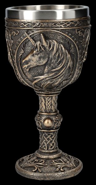 Goblet - Unicorn bronze-coloured