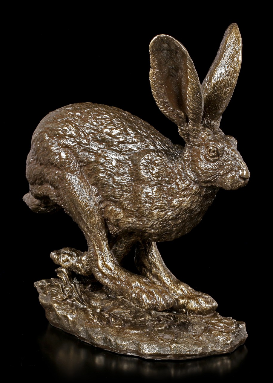 Hare Figurine - Fight by Andrew Bill