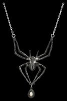 Halskette Spinne - Black Widow
