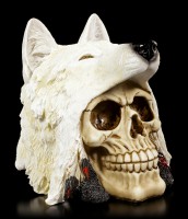 Totenkopf mit Wolfsmütze - Night Wolf