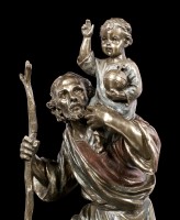 St. Christopherus Figur mit Jesuskind
