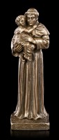 Kleine Antonius von Padua Figur - bronziert