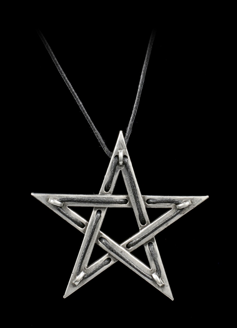Alchemy Pentagram Necklace - Tethered Hex