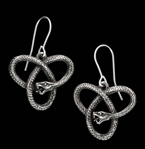Earrings Snakes - Eve's Triquetra