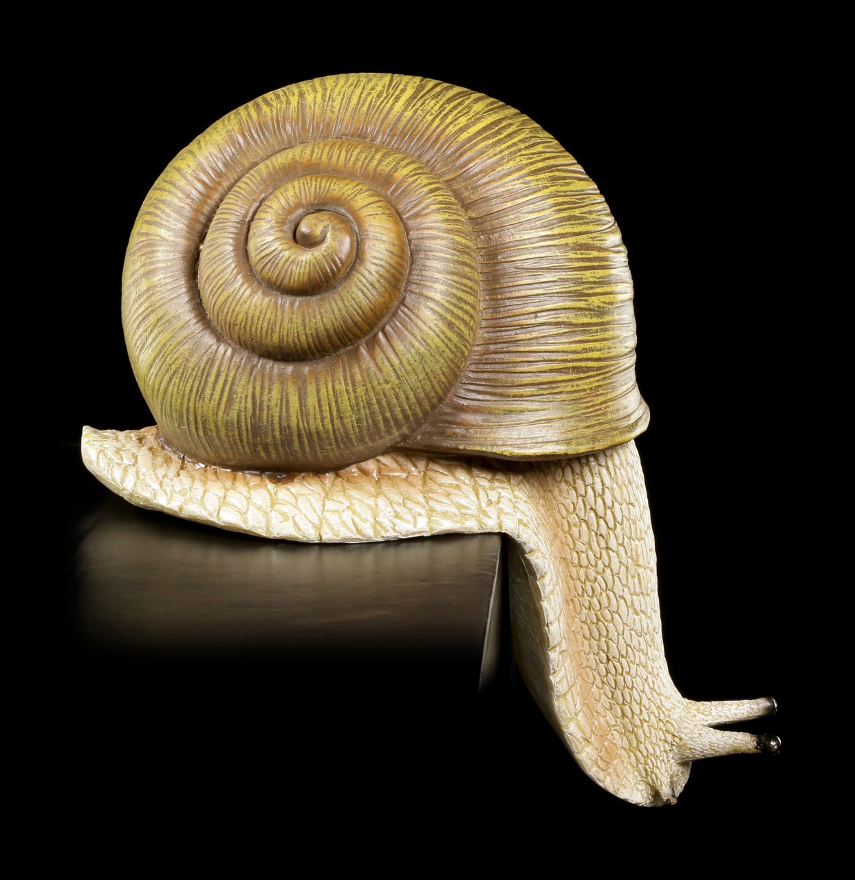 Garden Figurine Shelf Sitter - Large Snail
