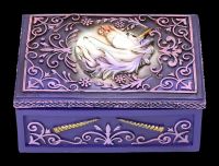 Tarotbox mit Einhorn lila
