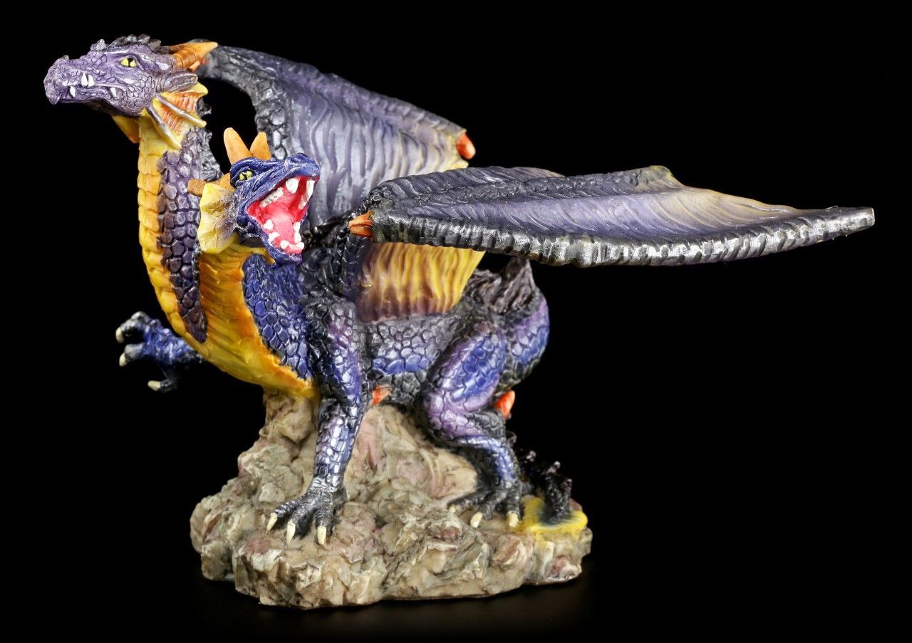 Dragon Figurine - Two-Headed Dragon