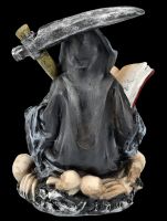 Grim Reaper Figurine - Reads from Book of the Dead