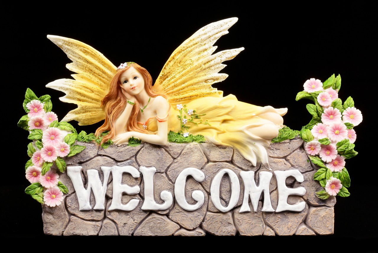 Fairy Wall Plaque - Welcome