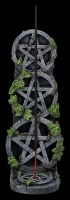 Räucherstäbchenhalter - Pentagramm mit Efeu