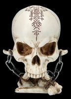 Totenkopf Figur auf Knochen - The Reckoning