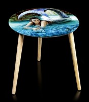 Side Table with Mermaid - Hidden Depths