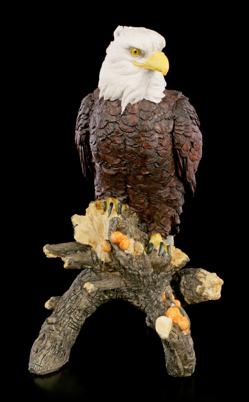 Garden Figurine - Eagle on Branch