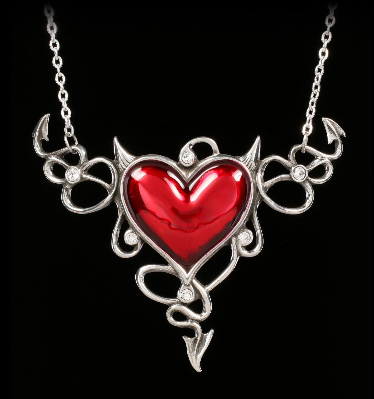 Alchemy Gothic Halskette - Devil Heart Genereux