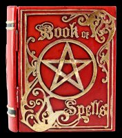 Schatulle - Book of Spells - rot