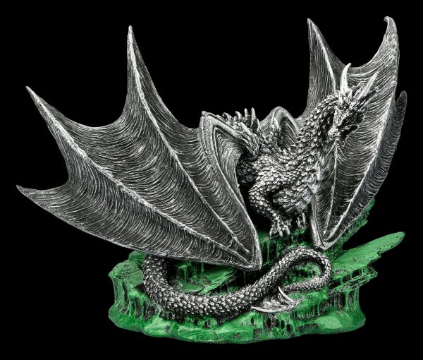Dragon Figurine - Buran Silver