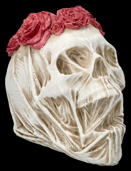 Skull with Veil and Roses - The Veil