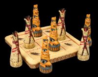 Tic-Tac-Toe Game - Teepees Native Tribes
