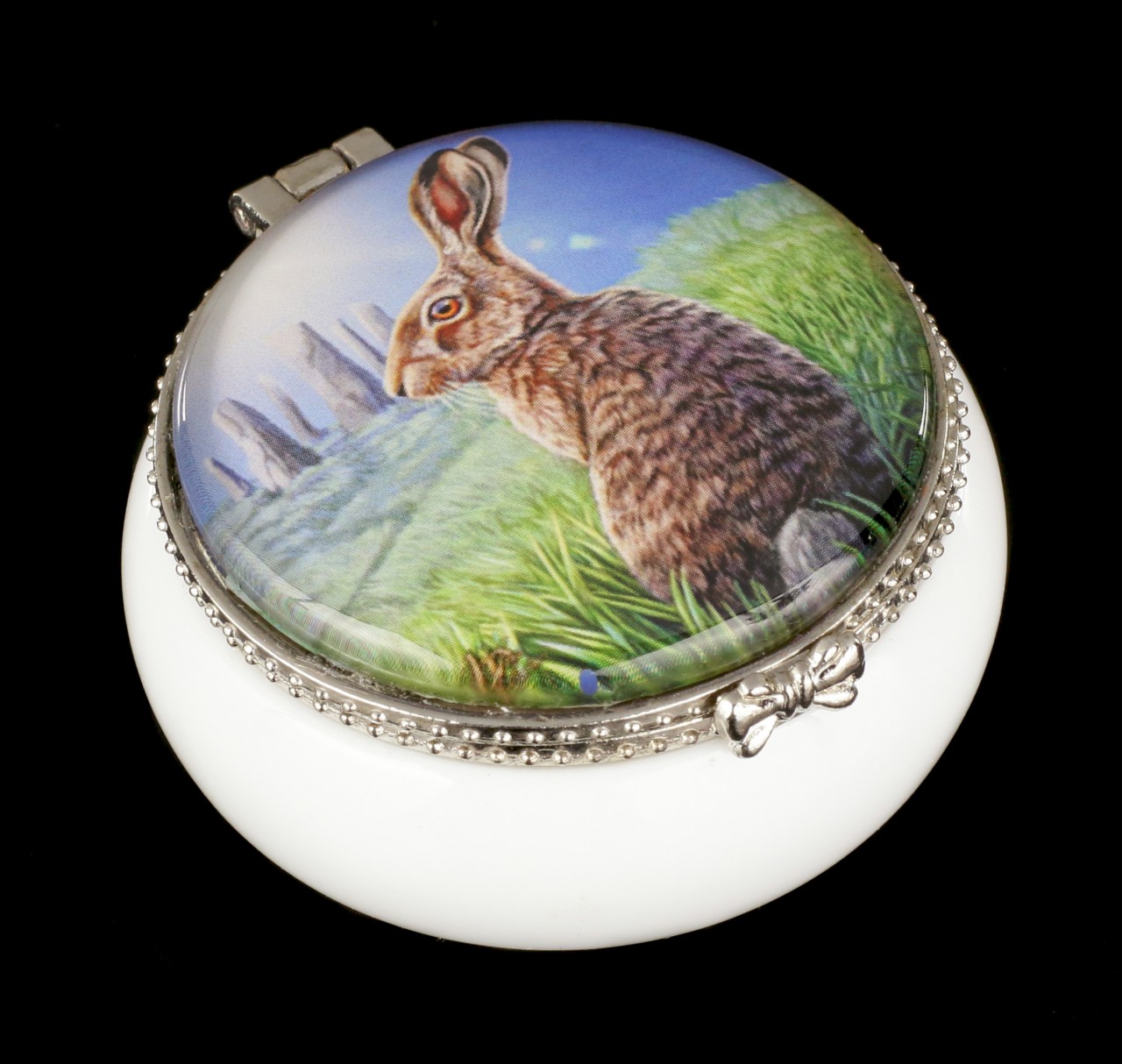 Trinket Box with Hare - Solstice