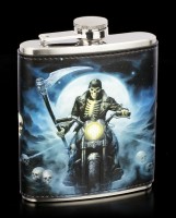 Hip Flask with Reaper - Hell Rider