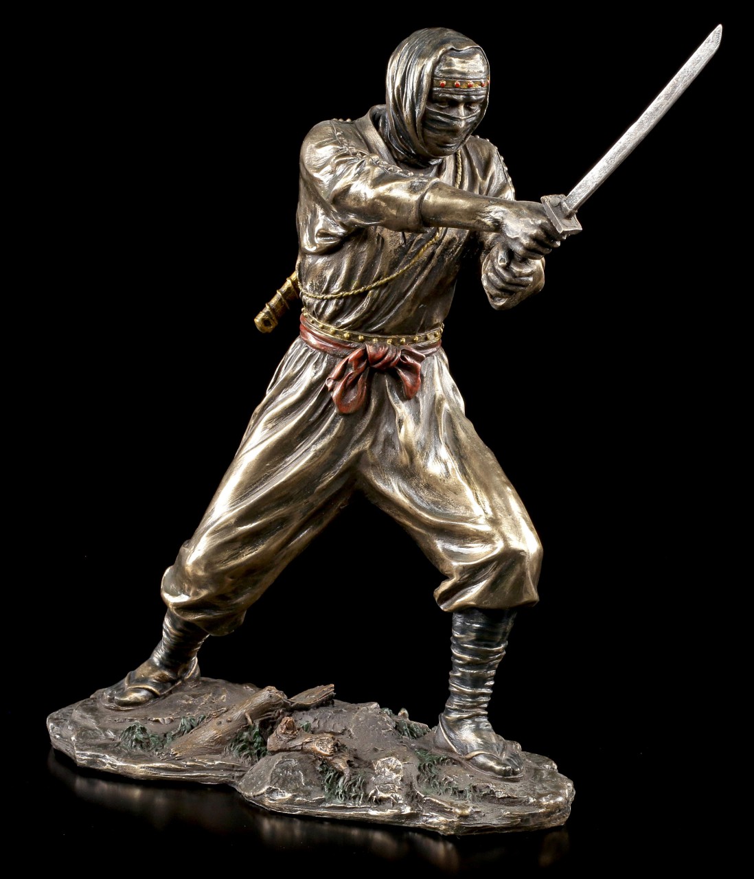 Ninja Warrior Figurine with Katana