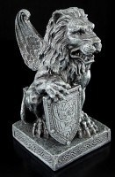 Lion Gargoyle with Shield
