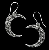 Crescent Moon Earrings - A Pact With The Prince