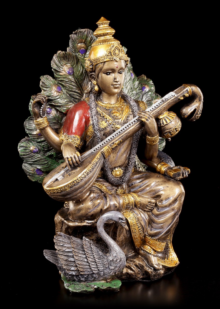 Hindu God Figurine - Saraswati