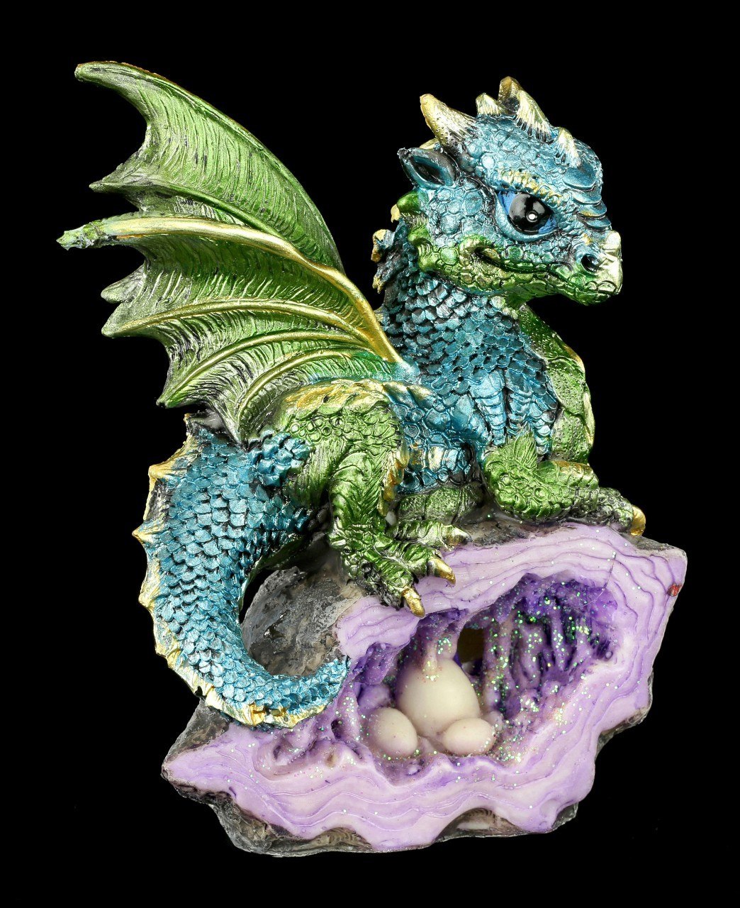Dragon Figurine - Nest Guardian - Green