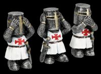 Kreuzritter Figuren 3er Set - Drei weise Ritter
