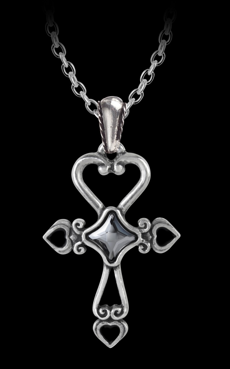 Alchemy Gothic Cross Necklace - Amourankh