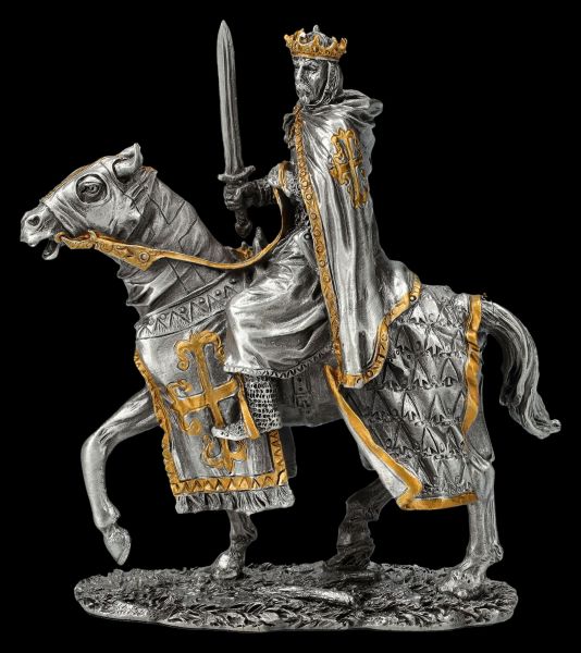Pewter Figurine - King on Horse