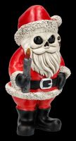 Skelett Weihnachtsmann Figur - Noel