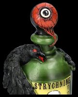 Deco Bottle with Raven and Eye - Poison