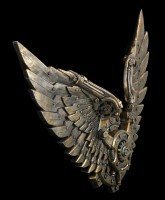 Großes Wandrelief - Steampunk Flügel