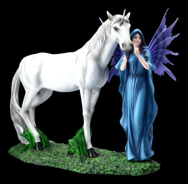 Fairy Figurine - Mythica with Unicorn