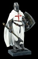 Knight Figurine - Templar with Axe and Shield