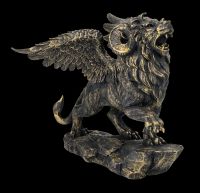 Chimäre Figur - Löwe mit Hörnern und Flügeln