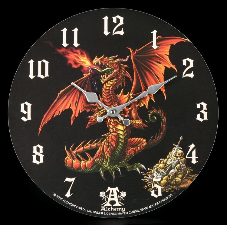 Dragon Clock - Theotholax Tartanus Draconis by Alchemy
