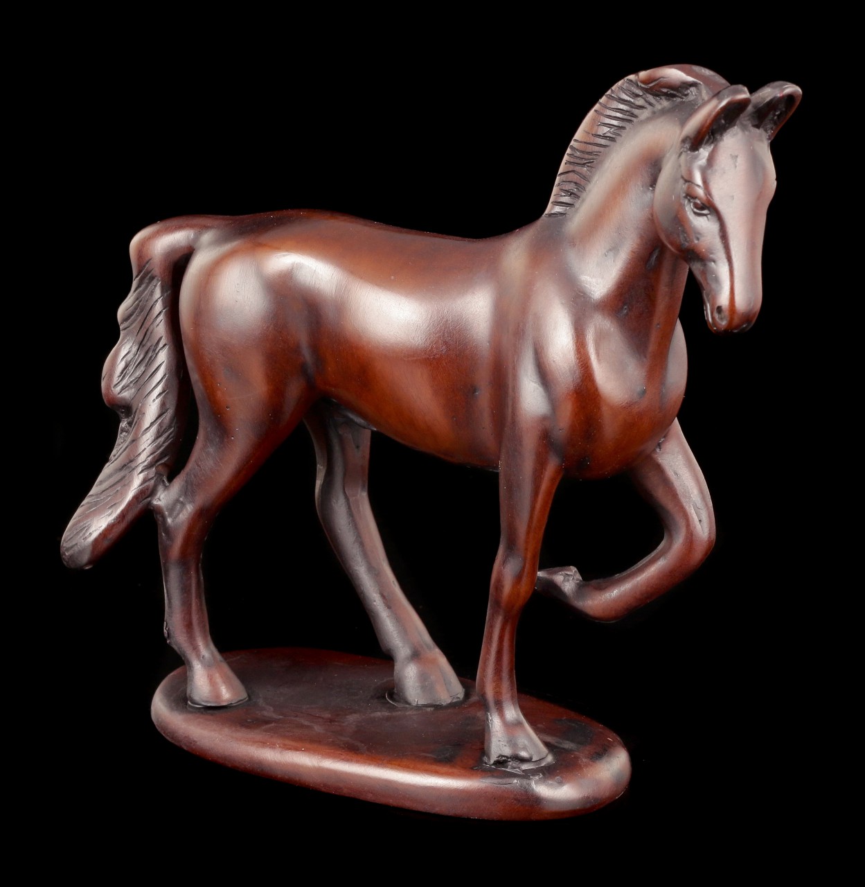 Small Horse Figurine - Trotting