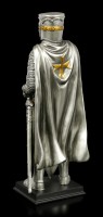 Kreuzritter Figur mit Schwert und Schild