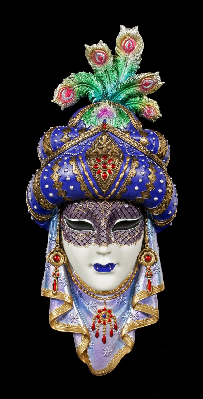 Colorful Venetian Mask - Arabian Nights