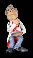 Funny Job Figur - Arzt mit Klemmbrett